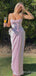 Gorgeous Spaghetti Strap Blush Pink Long Prom Dress, Evening Dress, PD381872