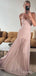 Gorgeous Pink Strapless A-line Long Prom Dress with Tulle Skirt, PD381891