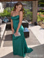 Gorgeous Green Spaghetti Strap Mermaid Long Prom Dress, Evening Dress, PD381923