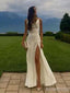 Gorgeous Ivory Cowl Neck Mermaid Long Prom Dress, Evening Dress, PD381927