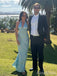 Gorgeous Pale Blue Halter V-neck Lace  Long Mermaid Prom Dress, Evening Dress, PD382152