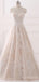 Luxury Sweatheart Strapless Lace A-line Long Wedding Dresses, WD3076
