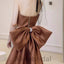 Sparkly Champagne Strapless Sleeveless Sheath Long Prom Dress, PD3574