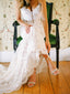 Ivory Lace Sweetheart Strapless Lace Up Back Mermaid Wedding Dresses , AB1526
