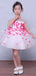 Unique Rose Applique Cap Sleeve Fashion Flower Girl Dresses, FGS033