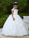 Gorgeous Lace Appliques A-line Long Flower Girl Dresses FGS149