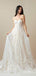 Gorgeous Sweatheart Strapless Lace A-line Long Wedding Dresses,WD3071