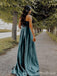 Elegant One Shoulder A-line Long Prom Dress,PD38074