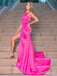 Elegant Sweetheart Spaghetti Strap Split Side Mermaid Long Prom Dress,PD38104