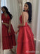 Elegant V-neck Halter Backless A-line Long Prom Dress,PD38109