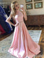 Elegant Halter Backless A-line Long Prom Dress,PD381773