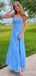 Elegant Square A-line Long Prom Dress,PD381788