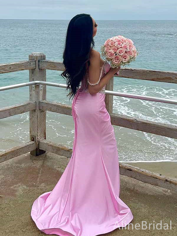 Gorgeous Sweetheart Off-Shoulder Strapless Mermaid Long Prom Dress,PD381810