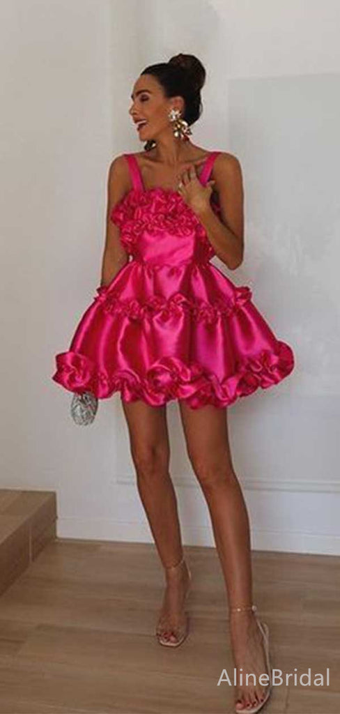 Elegant A-line Short Mini Homecoming Dress, HD32668