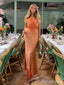 Elegant V-neck Mermaid Long Prom Dress,Evening Dress,PD382173