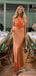 Elegant V-neck Mermaid Long Prom Dress,Evening Dress,PD382173