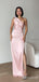 Elegant One Shoulder Side Slit Mermaid Long Prom Dress,Evening Dress,PD382175
