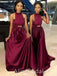 Elegant Halter A-line Long Prom Dress,PD3201