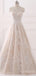 Luxury Sweatheart Strapless Lace A-line Long Wedding Dresses,WD3076