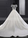 Elegant White A-line Long Wedding Dresses,WD3077