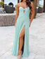 Sexy Strapless Split Side A-line Long Prom Dress,Evening Dress,PD37726