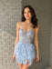 Sexy Sweetheart Sleeveless Sheath Short Mini Homecoming Dress, HD3086