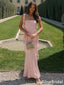 Elegant Square Mermaid Long Prom Dress,Evening Dress,PD37776