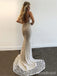 Sparkly Deep V-neck Spaghetti Strap Mermaid Long Prom Dress,PD37899