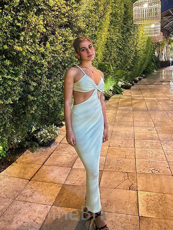 Unique Spaghetti Strap Mermaid Prom Dress,PD37638