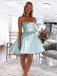 Elegant Strapless A-line Short Homecoming Dress, HD32751