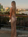 Sparkly Sequins V-neck Spaghetti Strap Mermaid Long Prom Dress,PD37985