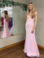 Gorgeous V-neck Spaghetti Strap Mermaid Long Prom Dress,PD38013