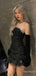 Gorgeous Black Strapless A-line Short Homecoming Dress, HD32797