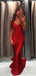 Sexy V-neck Spaghetti Strap Memriad Long Prom Dress,PD38066