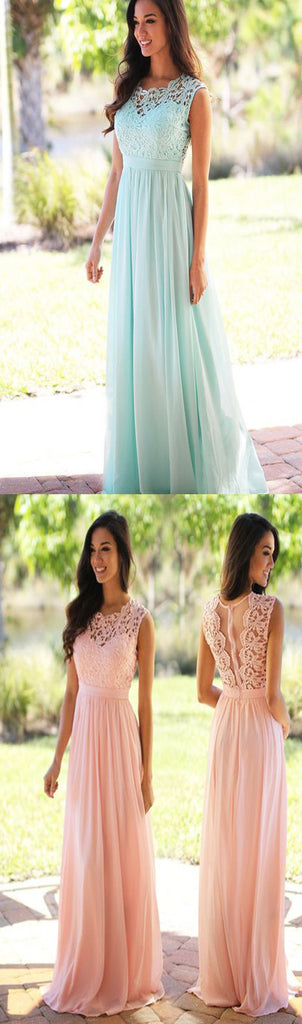 Elegant Sheath pink A-line Lace Gorgeous Wedding Party Dresses, Popular Bridal Gown, WG84