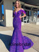 Sexy Off shoulder Sleeveless Mermaid Long Prom Dress, PD3541