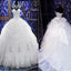 Luxury Sweetheart Silver Lace Wedding Party Dresses, Corset Lace Up Bridal Gown, WD0018