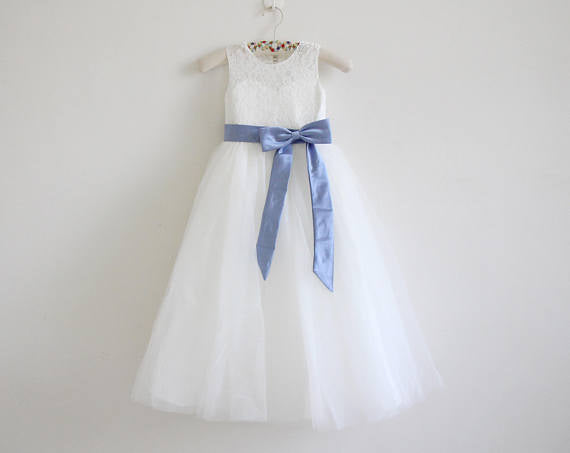 Flower Girl Sash, Satin Sash, Cheap Sash,Flower Girl Sash,Sky Blue Sash,Bow Sash, SA0038