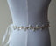 Thin Beading Pearl Bridal Belt, Wedding Sash, Different Pattern Sashes,Silver Gold, SA0016