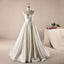 Vintage Ivory Sweetheart Long A-line Simple Design Wedding Party Dresses, WD0064