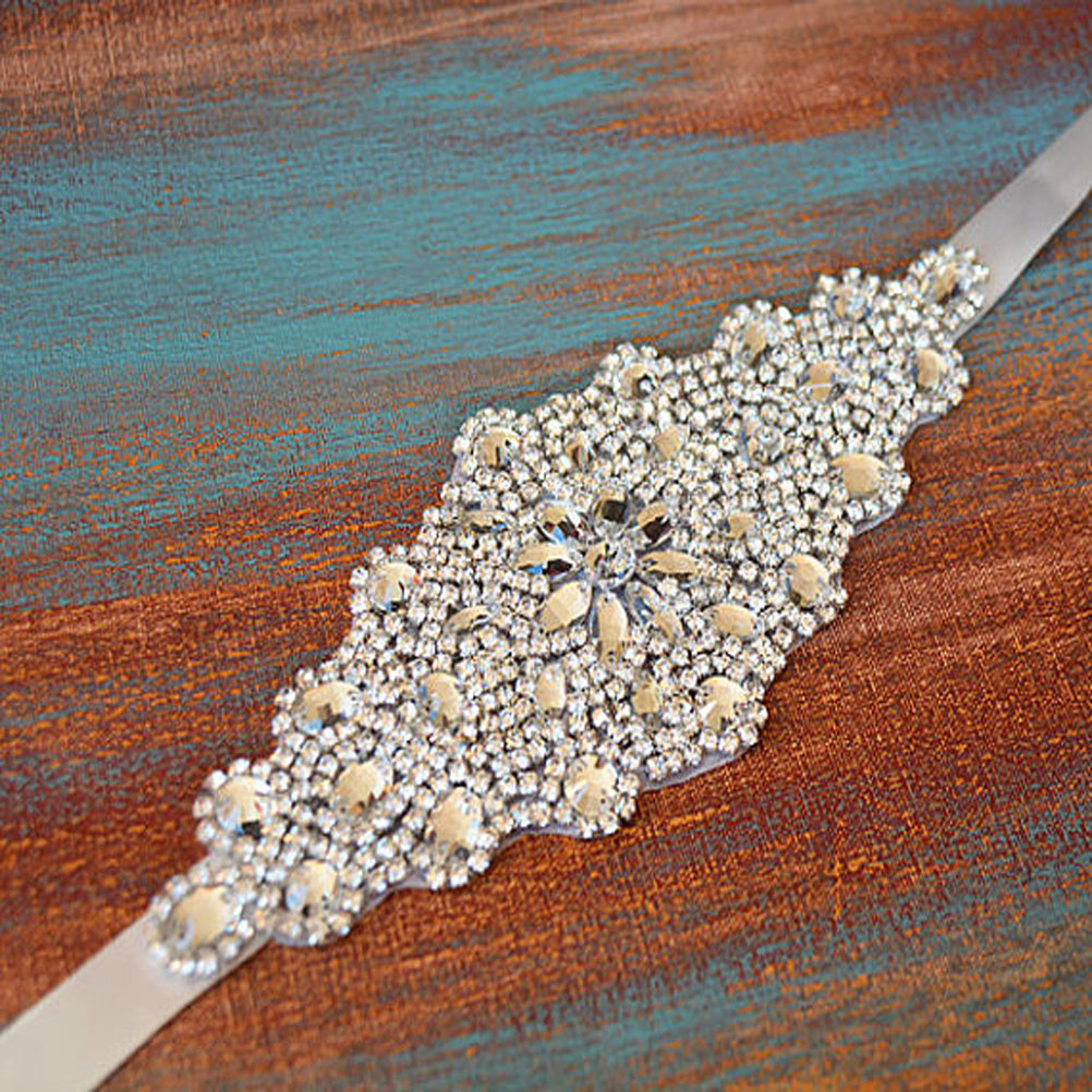 Crystal Rhinestone Bridal Belt, Wedding Belt, Wedding Sash,Gorgeous Ivory Belt, SA0018