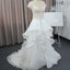 Cap Sleeve Beautiful Lace Cheap Chiffon Bridal Gown Wedding Party Dresses, WD0076