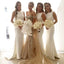 Charming White Simple Sexy Mermaid Women Elegant Long Wedding Party Bridesmaid Dresses, WG79