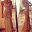 Long Sparkly Full Sequins Sheath Sleeveless V-neck Mermaid Popular Prom Dresses ,PD0109