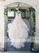 Fashion Lace Top Ruffles Ball Gown Sweetheart Straps Wedding Dresses , AB1154