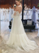 Strapless Off-shoulder Sleeve A-line Tulle Long Wedding Dress, WD3028