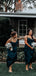 Teal Elastic Satin Spaghetti Strap Ankle Length Sheath Bridesmaid Dresses, AB4138