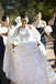Unique Style Gorgeous Applique Beaded Open Back Long Sleeve Ball Gown Wedding Dresses, WD164
