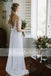 Charming Spaghetti Strap Ivory Chiffon Unique Feather Appliques Wedding Dresses, AB1131