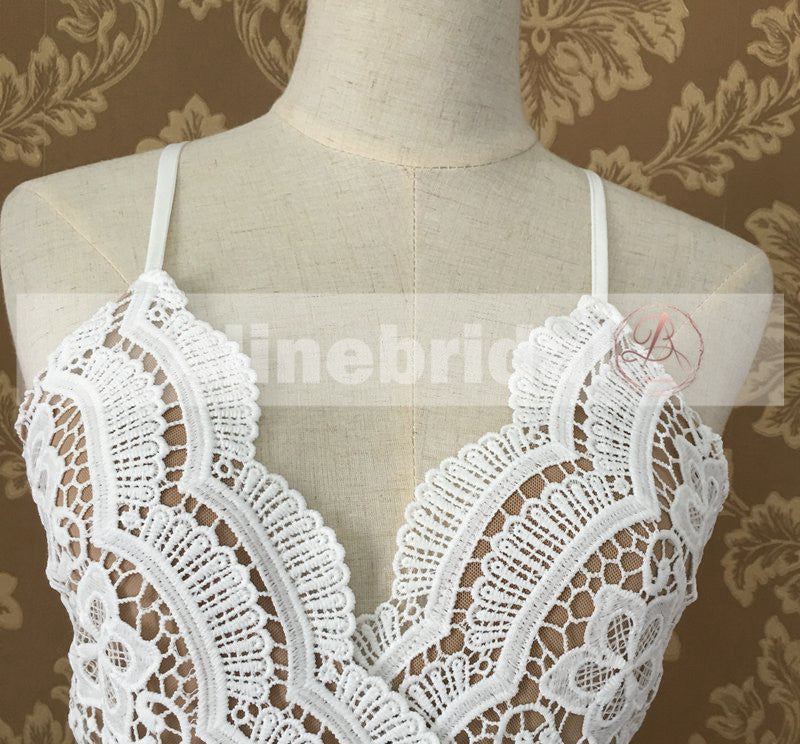 Elegant Ivory Lace Top Spaghetti Strap A-line For Teens Homecoming Dresses,BD00219